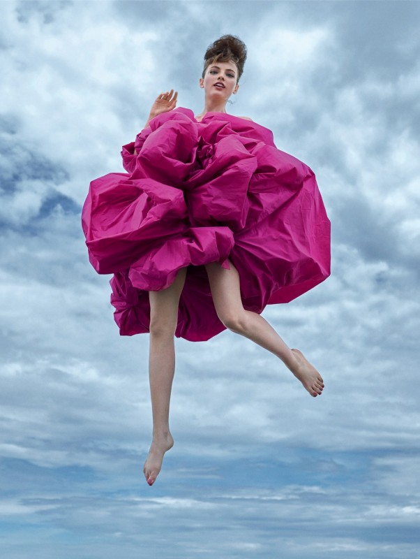 Fran Summers for Vogue UK by Arthur Elgort Fran Summers for Vogue UK by Arthur Elgort