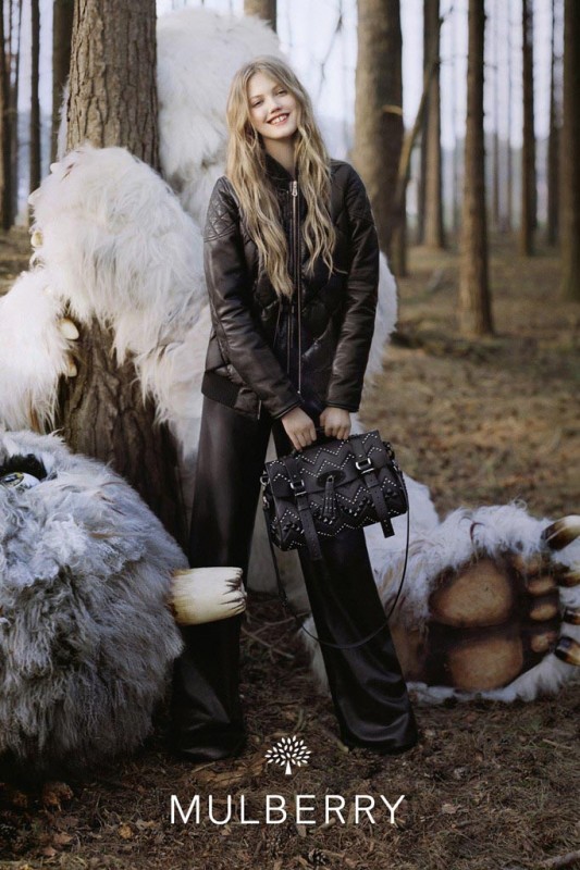 Lindsey Wixson for Mulberry by Tim Walker
