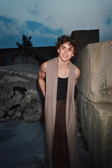 Тимоти Шаламе (Timothée Chalamet) в фотосессии для журнала GQ USA (2023)