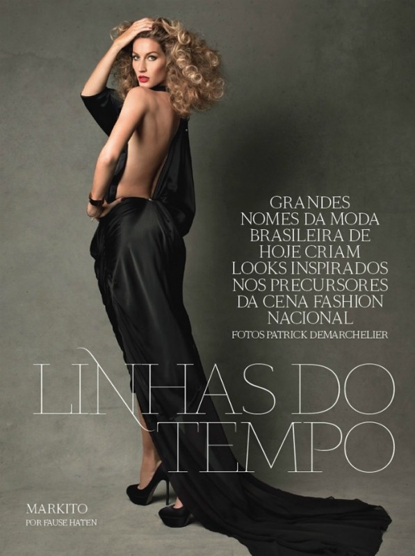 Gisele Bundchen for Vogue Brasil by Patrick Demarchelier