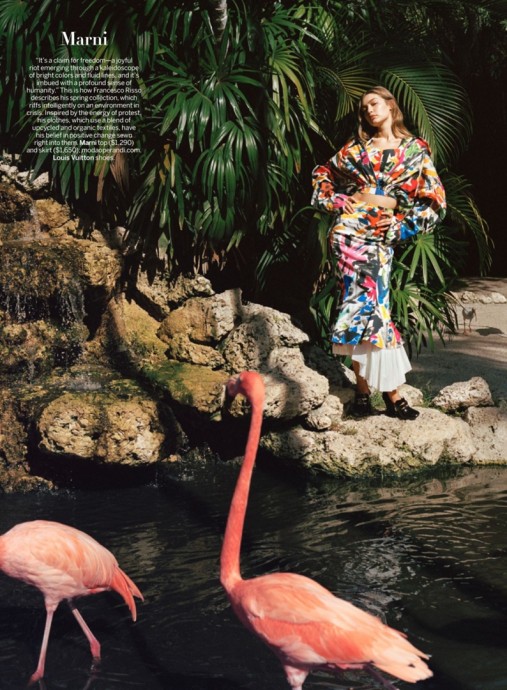 Джиджи Хадид (Gigi Hadid) в фотосессии для Vogue Magazine