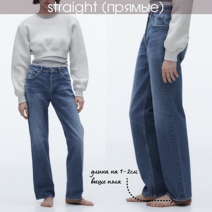 Как правильно выбрать длину джинсов