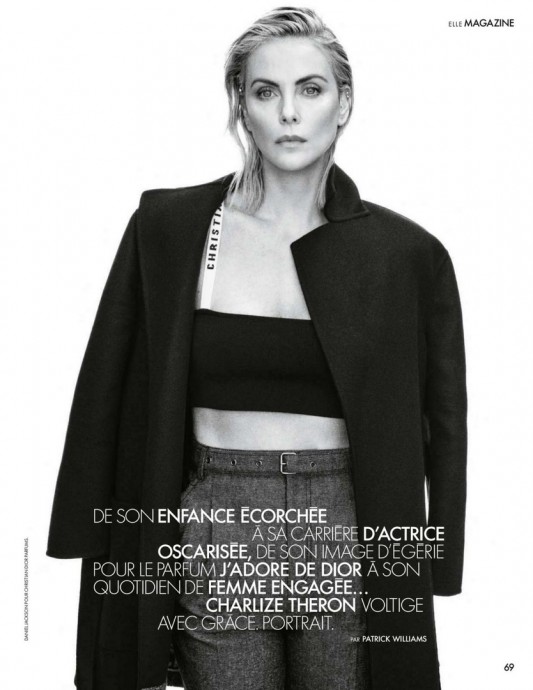 Шарлиз Терон (Charlize Theron) в фотосессии для журнала ELLE France (2022)