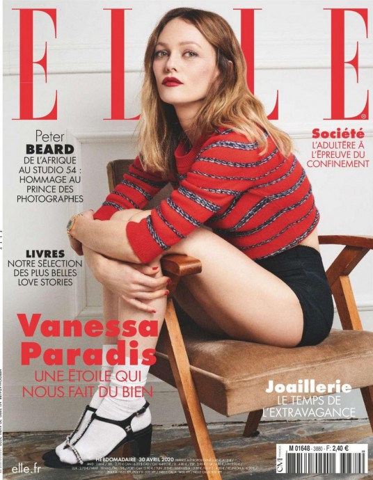 Ванесса Паради (Vanessa Paradis) в фотосессии для журнала ELLE France