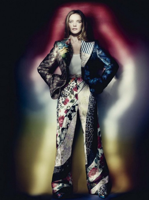 Наталья Водянова (Natalia Vodianova) в фотосессии для журнала Vogue Paris