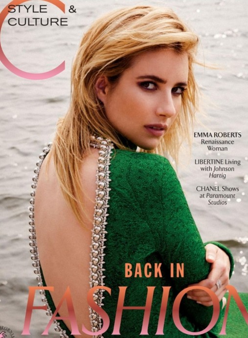 Эмма Робертс (Emma Roberts) в фотосессии для C Magazine (2023)