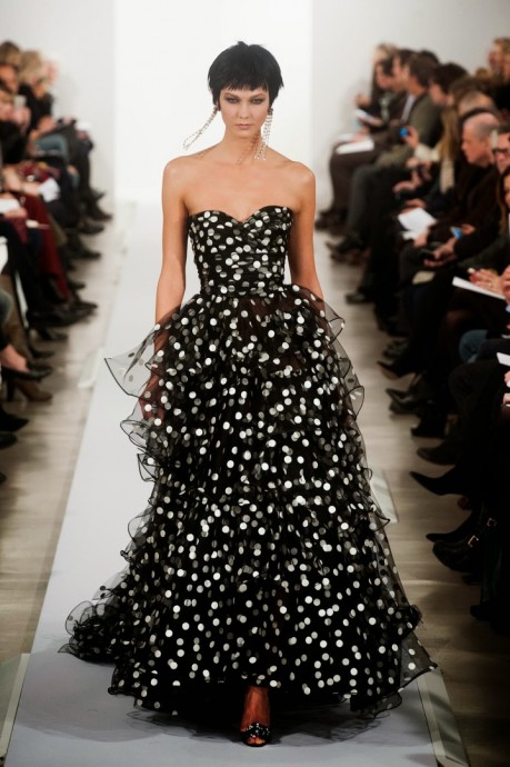 Модели коллекции Oscar de la Renta