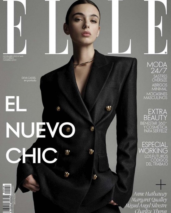 Дева Кассель (Deva Cassel) в фотосессии для журнала ELLE Spain (2023)