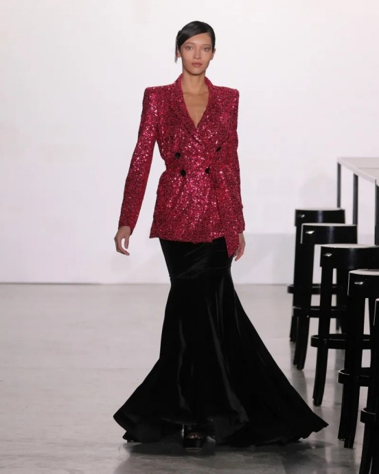 Коллекция Badgley Mischka Ready-To-Wear Осень-Зима 2023