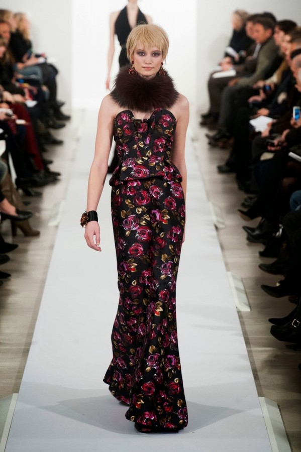 Модели коллекции Oscar de la Renta