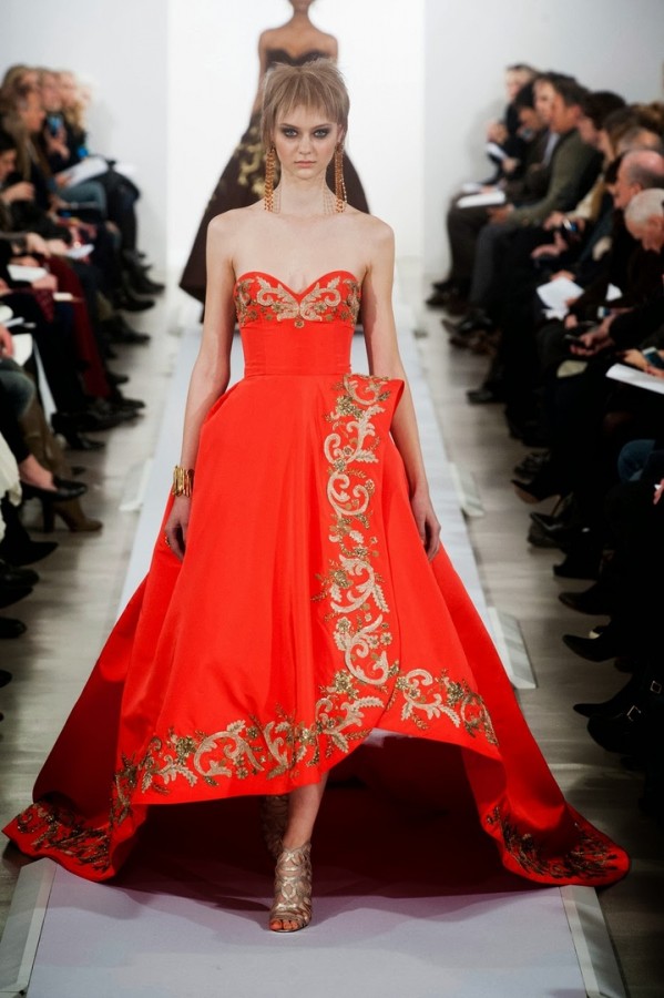 Модели коллекции Oscar de la Renta