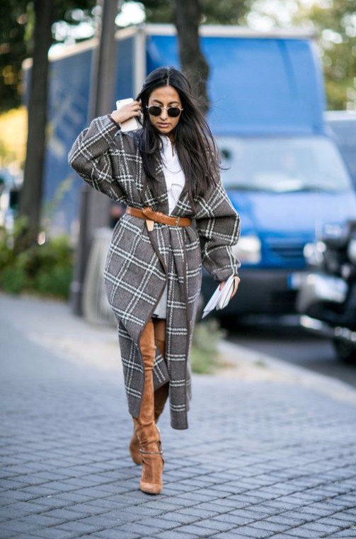 Street Style в клетку