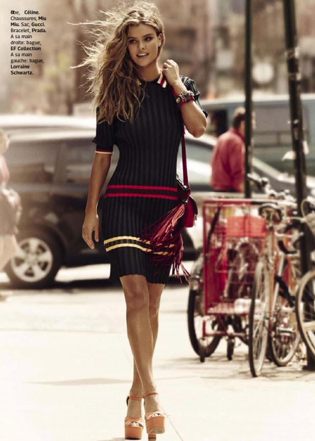 Nina Agdal for Grazia France by James Macari