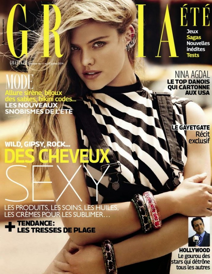 Nina Agdal for Grazia France by James Macari