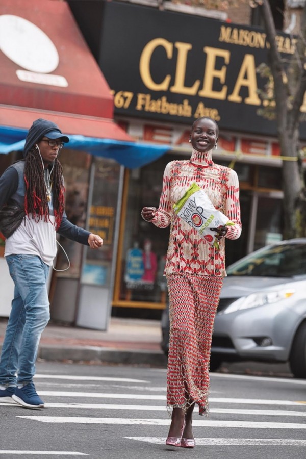 Adut Akech for WSJ. Magazine by Cass Bird