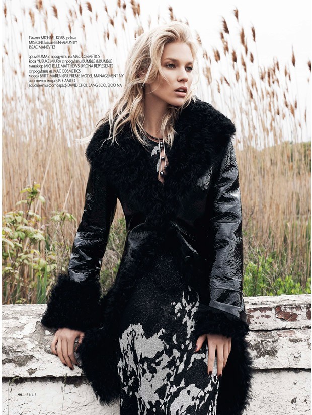 Britt Maren for ELLE Bulgaria by Damien Kim & DaVian Lain