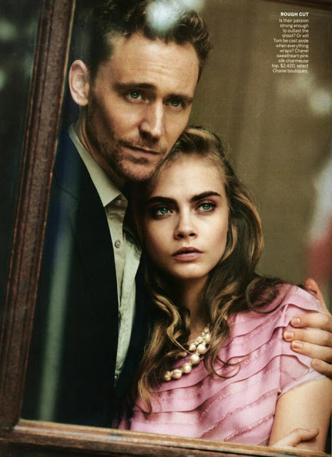 Cara Delevingne & Tom Hiddleston for Vogue US by Peter Lindbergh