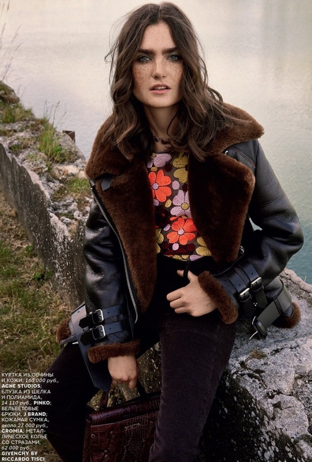 Mariia Kyianytsia for Vogue Russia by Bjarne Jonasson