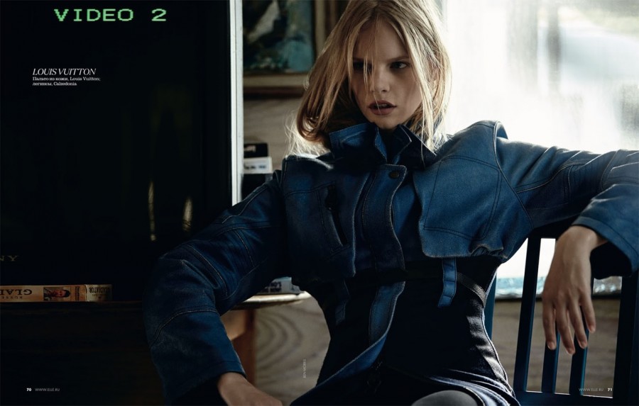 Marloes Horst for Elle Russia by Ben Morris