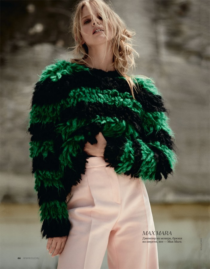 Marloes Horst for Elle Russia by Ben Morris