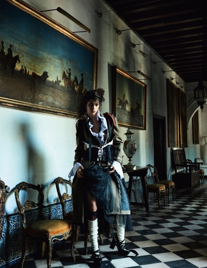 Mica Arganaraz for Vogue UK by Mario Testino Mica Arganaraz for Vogue UK by Mario Testino