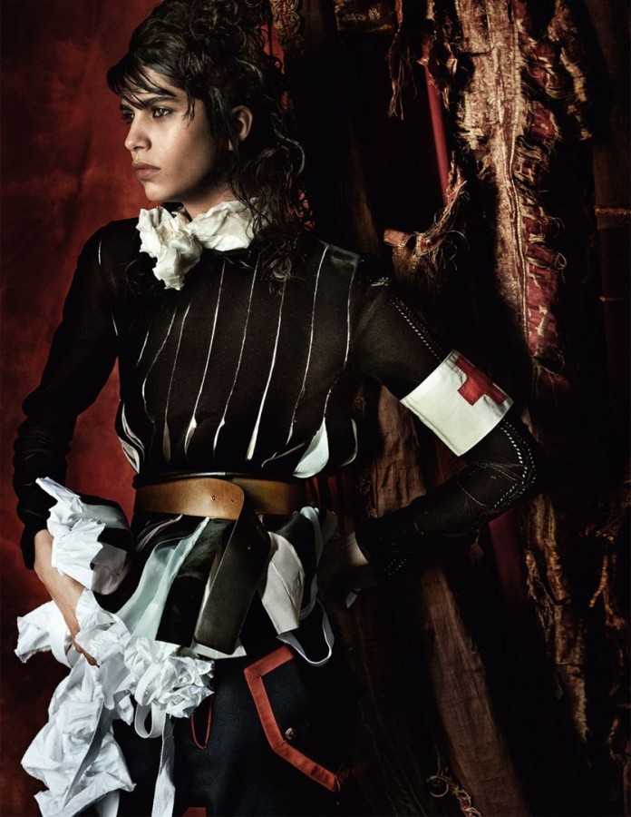 Mica Arganaraz for Vogue UK by Mario Testino Mica Arganaraz for Vogue UK by Mario Testino