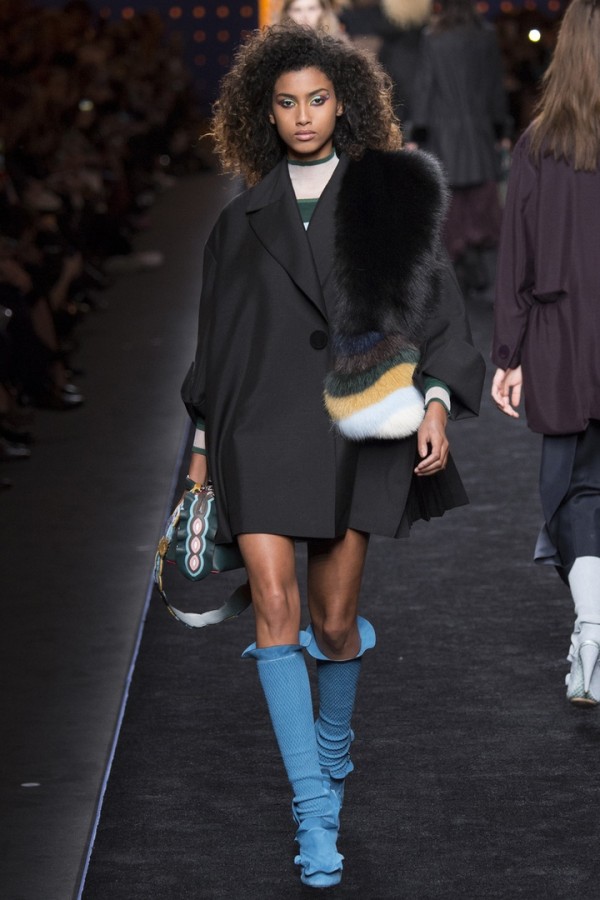 Модели коллекции Fendi