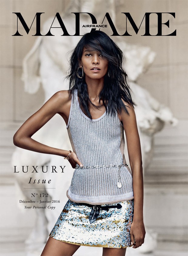 Liya Kebede for Air France Madame by Yelena Yemchuk