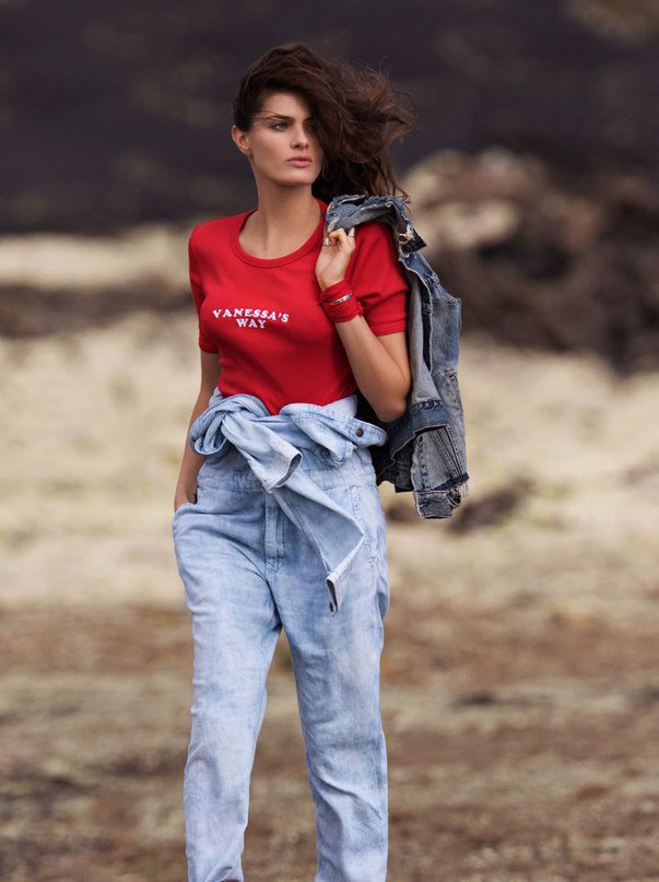 Isabeli Fontana for Vogue Paris by Hans Feurer