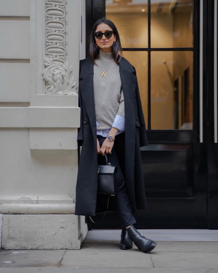 Тренчи и пальто: красивые минималистичные сочетания с брюками и джинсами