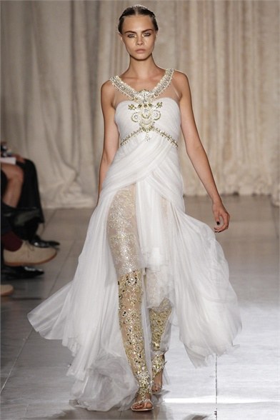 Модели коллекции Marchesa