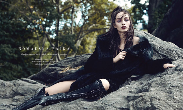 Luma Grothe for Harper’s Bazaar Serbia by Yossi Michaeli