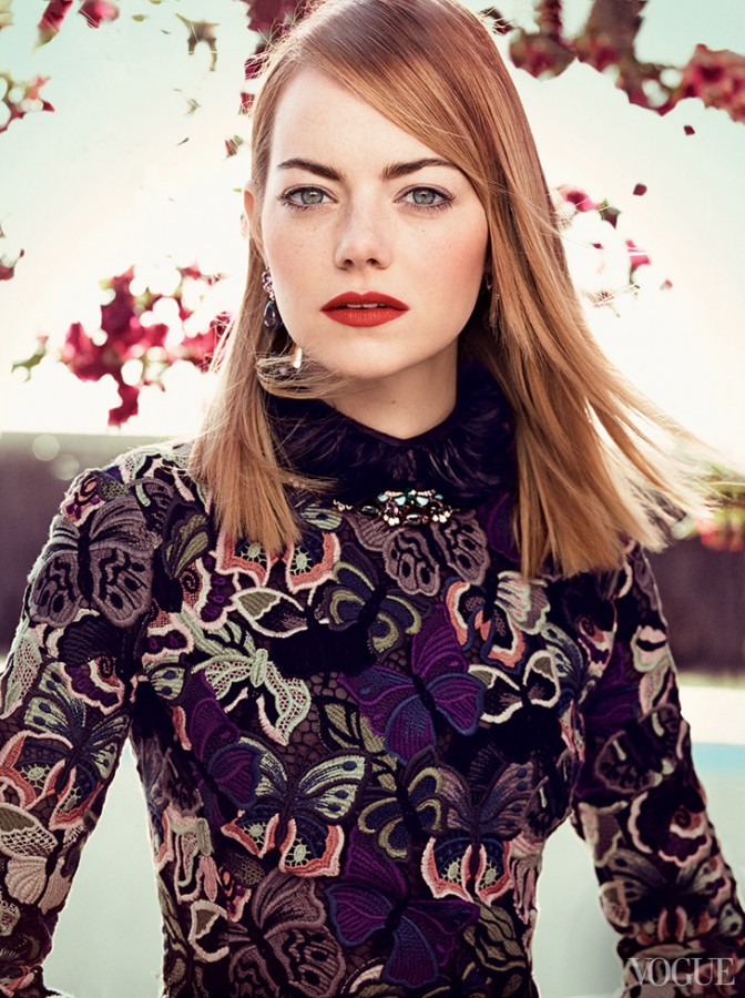 Emma Stone for Vogue US by Craig McDean