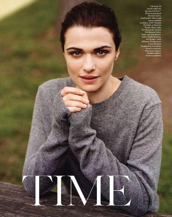 Rachel Weisz for Vogue UK by Alasdair McLellan