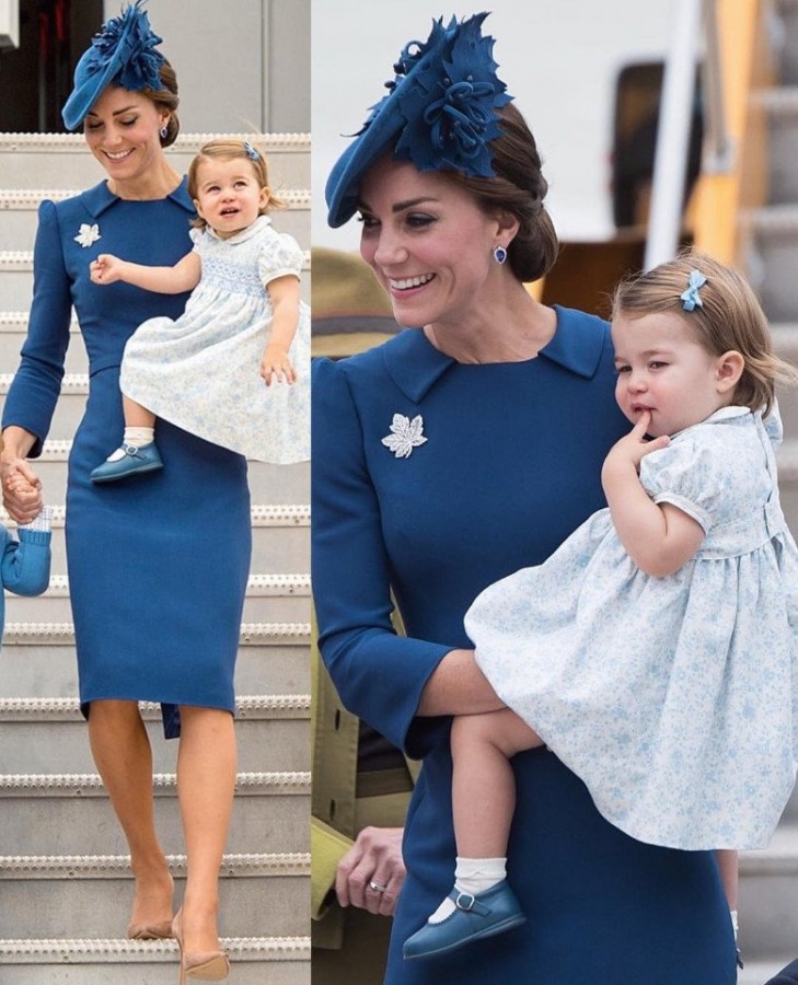 Королевский стиль: образы Кейт Миддлтон и принцессы Шарлотты
