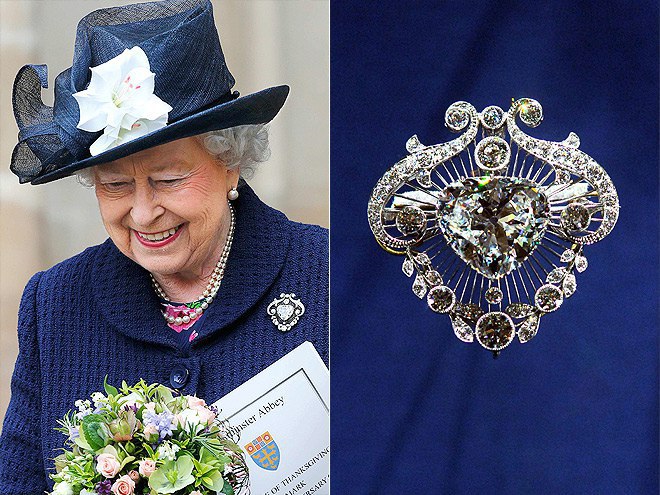 Елизавета II и её королевские броши!