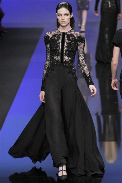 Модели коллекции Elie Saab