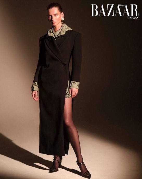 Гидре Дукаускайте (Giedre Dukauskaite) в фотосессии для журнала Harper’s Bazaar Taiwan (2024)