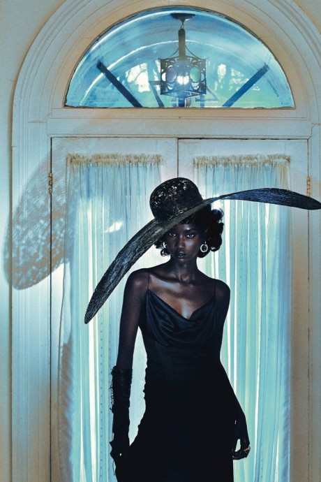 Anok Yai for Vogue Italia by Steven Klein