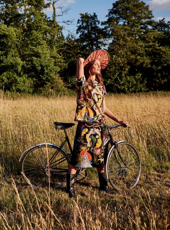 Charlotte Wiggins for Town & Country UK by Josh Shinner