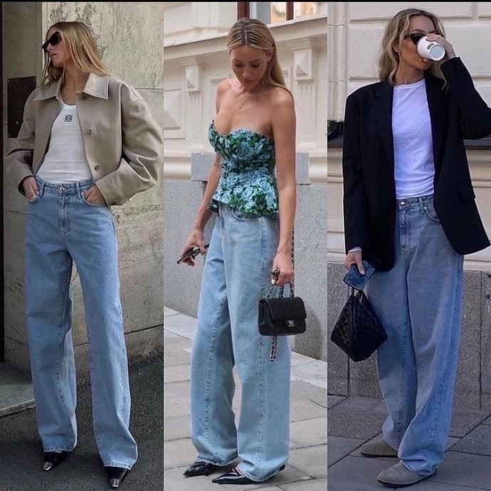 Выбираем классные образы с джинсами: street style