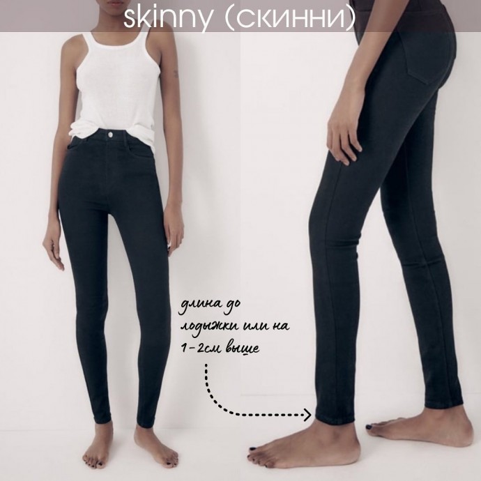 Как правильно выбрать длину джинсов