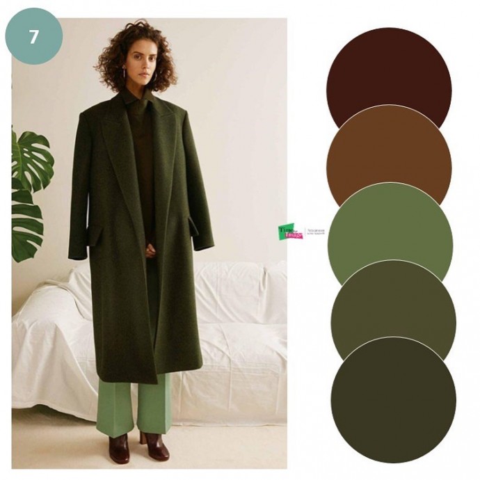 Множество стильных сочетаний с оттенками зеленого
