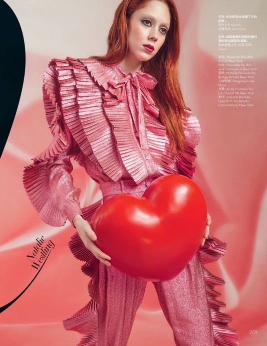 Natalie Westling for Vogue China by Roe Ethridge