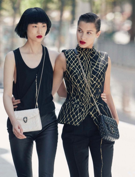 Bella Hadid and Chu Wong for Vogue China by Patrick Demarchelier Bella Hadid and Chu Wong for Vogue China by Patrick Demarchelier