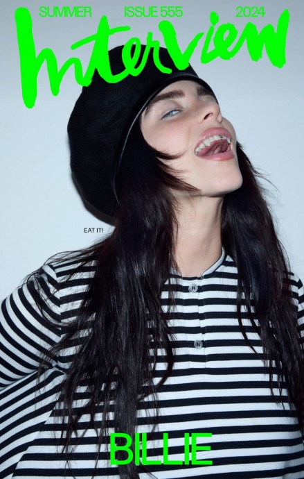 Билли Айлиш (Billie Eilish) в фотосессии для журнала Interview (2024)