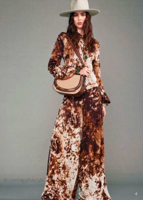 Модели коллекции ROBERTO CAVALLI PRE-FALL 2024