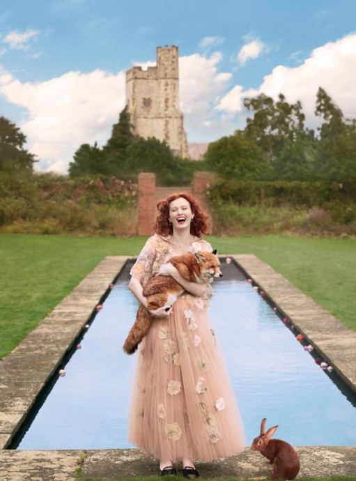 Karen Elson for Harper’s Bazaar UK by Richard Phibbs