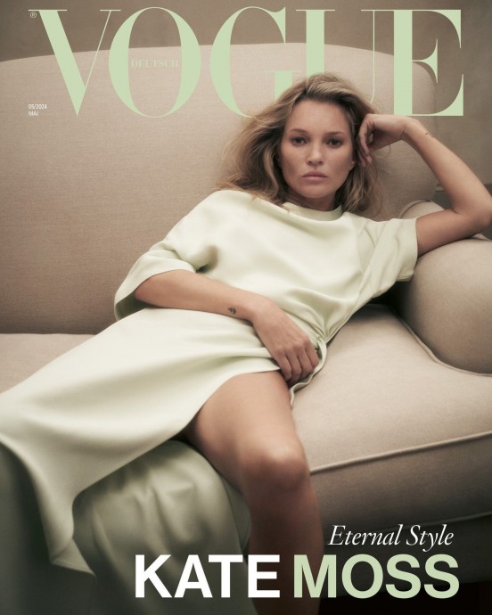 Кейт Мосс (Kate Moss) в фотосессии для журнала Vogue (2024) Кейт Мосс (Kate Moss) в фотосессии для журнала Vogue (2024)