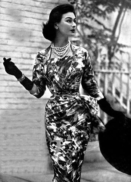 Энн Ганнинг - супермодель 1950-х годов.